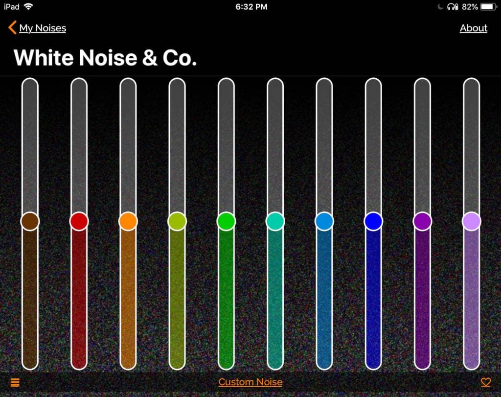 myNoise pink noise preset