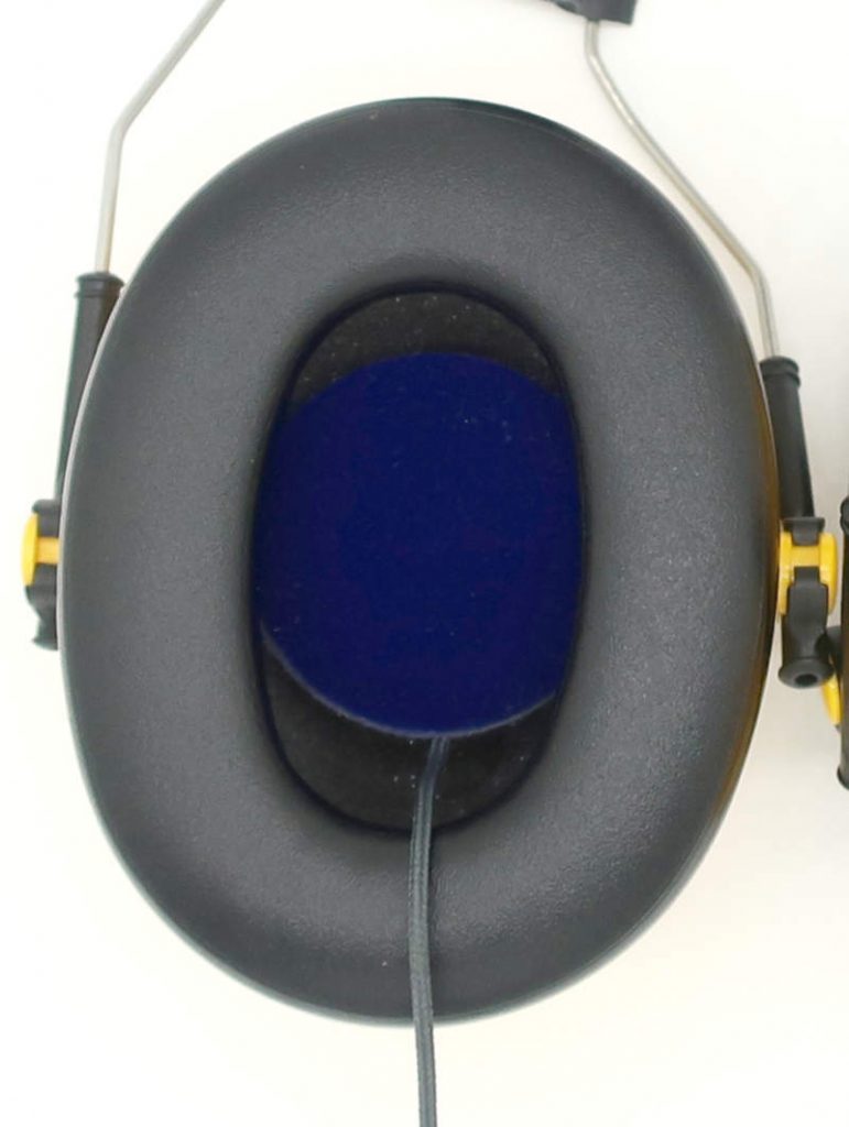 Optime 98 earmuffs with headband speakers
