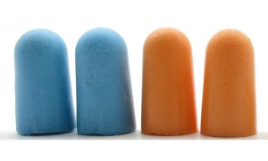 combine foam earplugs with white noise