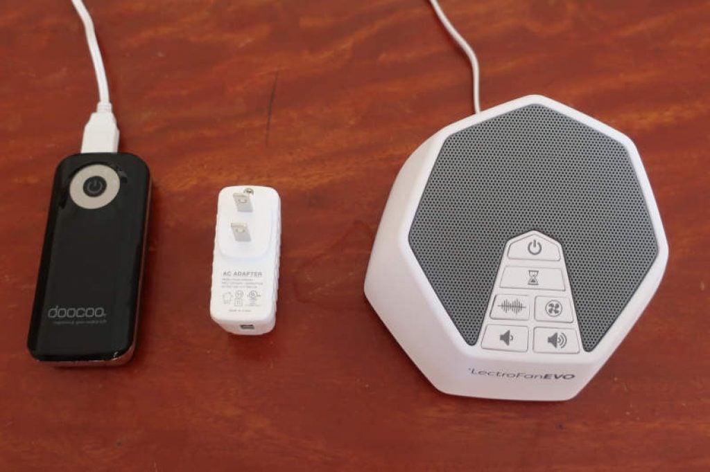 Lectrofan EVO Battery power and travel power supply