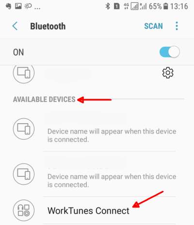 Android-Bluetooth Available Devices