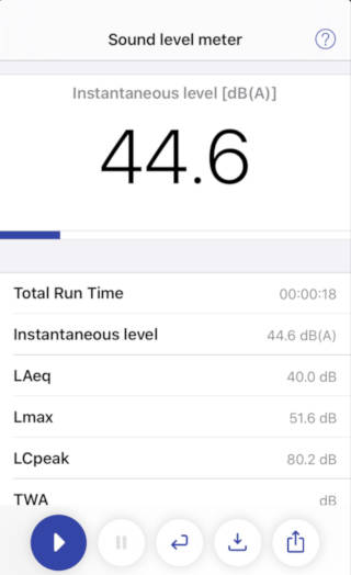 NIOSH sound level meter app