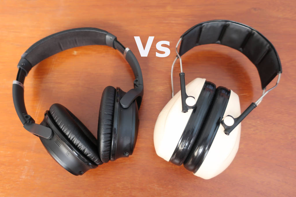 noise cancelling headphones vs earmuffs