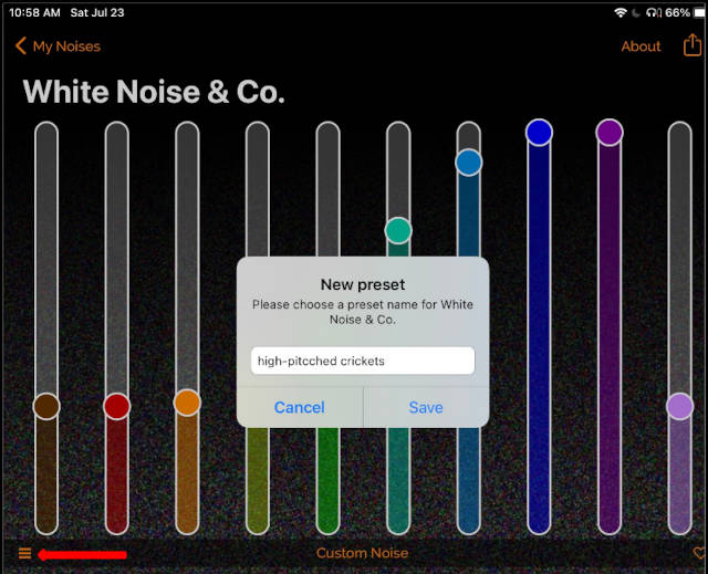 save EQ-masking-sound-settings-higher-pitched-cricket-app
